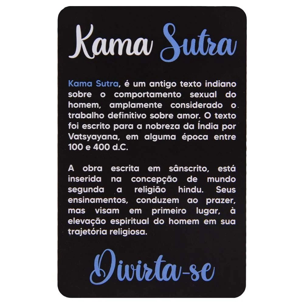 Baralho Homo Masculino Kama Sutra