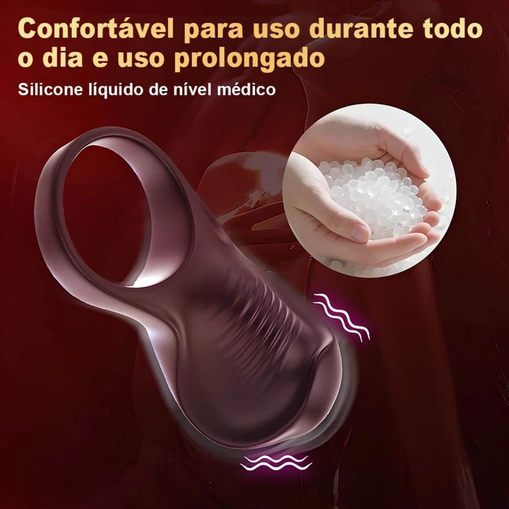 Anel Vibratório 9 Modos de Vibração - Contralado via APP Ref.11061