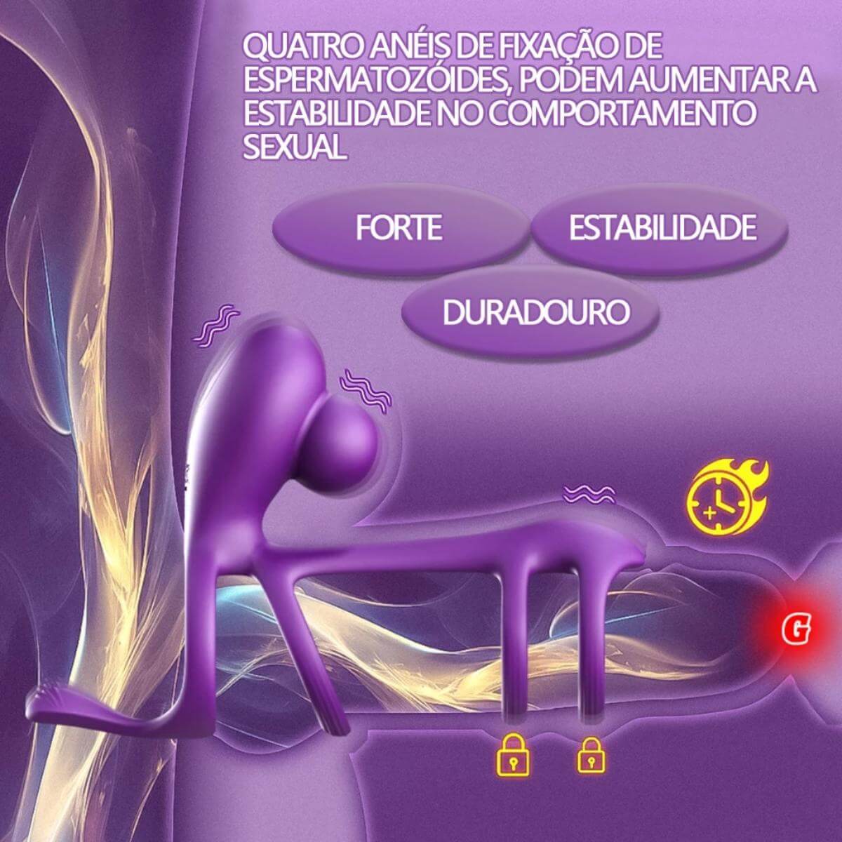 Anel Peniano Vibratório Duplo Ref.11067