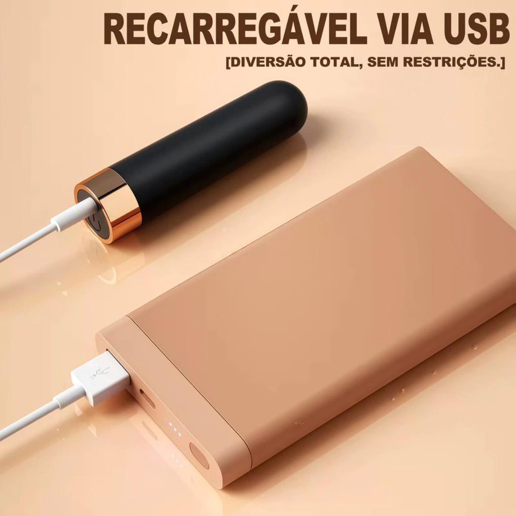 Bullet Vibratório Recarregável Ref.11054