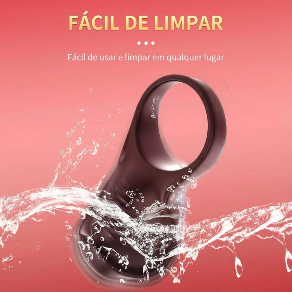 Anel Vibratório 9 Modos de Vibração - Contralado via APP Ref.11061