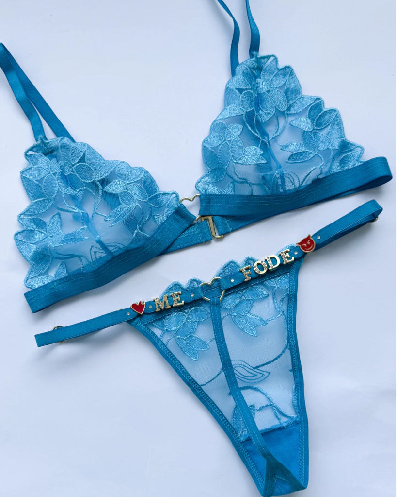 Conjunto Jade Azul