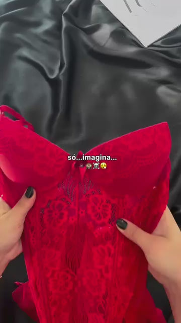 Lingerie Completa Espartilho